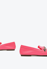 Mocassim Couro Corrente Rosa S 21231 0041 0016 Schutz